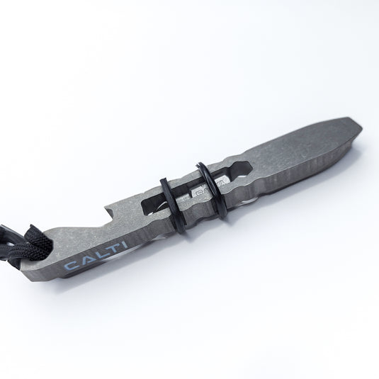 CALTI Titanium Multitool Pocket Prybar: Ultra-Strong & Lightweight EDC Tool