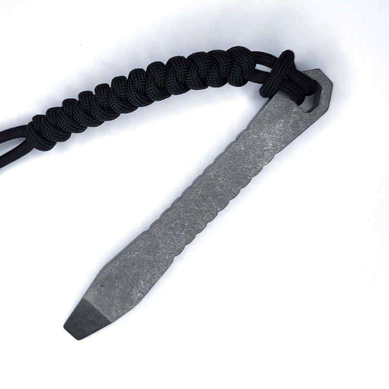 Load image into Gallery viewer, CALTI Slim Titanium Pocket Prybar: Ultra-Strong &amp; Lightweight EDC Tool (Stonewashed or Anodized)
