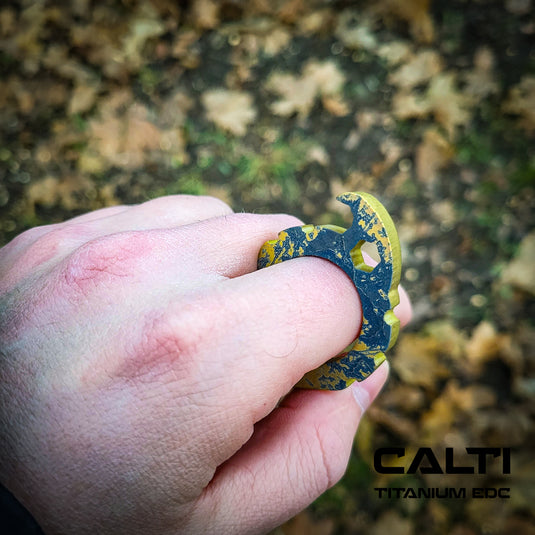 CALTI Customized Titanium Multitool Keychain: The Ultimate EDC Companion with Hex