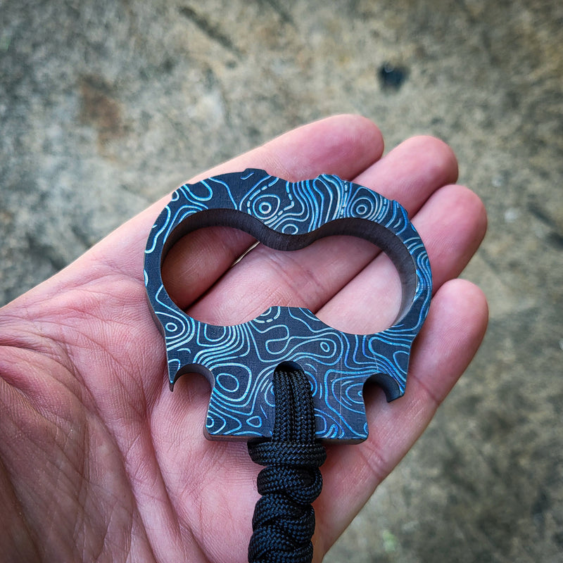 Load image into Gallery viewer, Titanium Multitool Keychain | Knuckle Defense | Bottle Opener | Hex Wrench | EDC Tool
