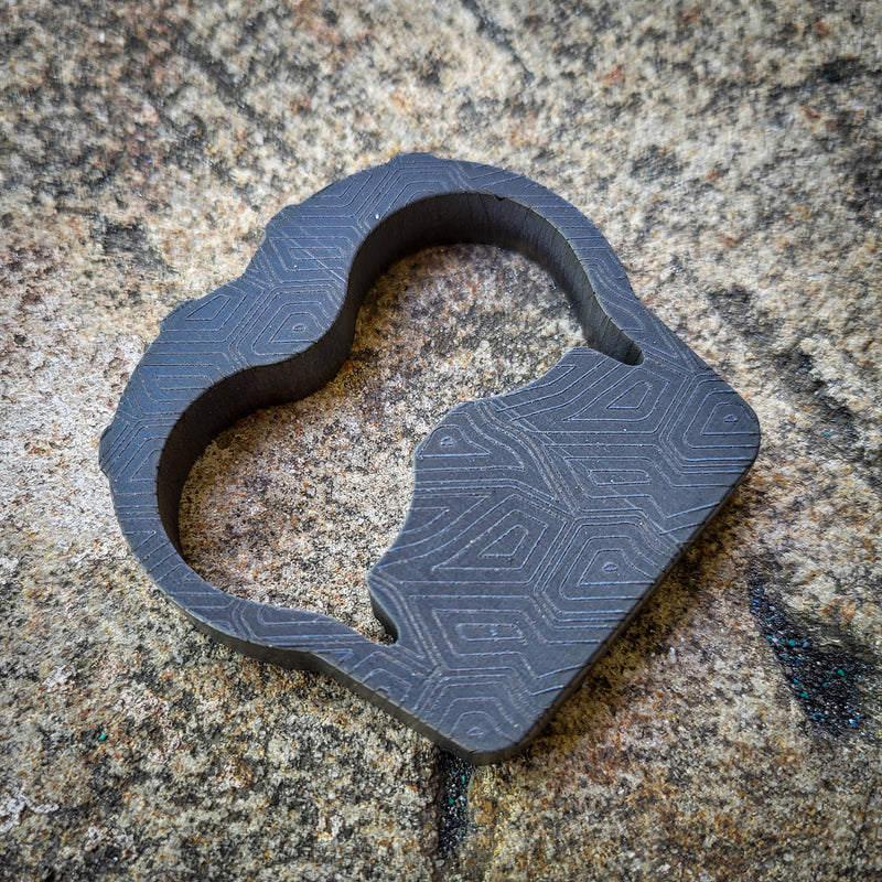 Load image into Gallery viewer, Titanium Custom Multitool Keychain | Knuckle Defense | Bottle Opener | Hex Wrench | EDC Tool
