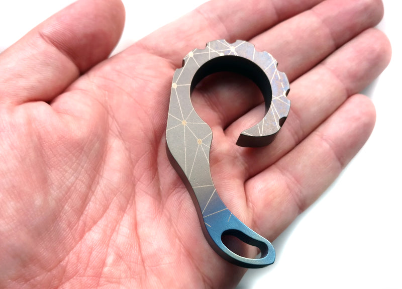 Load image into Gallery viewer, CALTI Customized Titanium Multitool Keychain: The Ultimate EDC Companion
