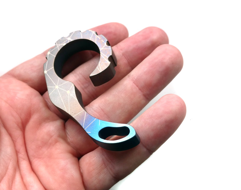 Load image into Gallery viewer, CALTI Customized Titanium Multitool Keychain: The Ultimate EDC Companion
