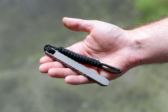 CALTI Titanium Pocket Prybar: Ultra-Strong & Lightweight EDC Tool (Stonewashed or Anodized)