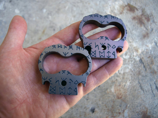 Titanium knucks keychain, titanium multitool, bottle opener, hexagon for bits, multi tool, edc tool, edc aluminum, tactical keychain, knuck