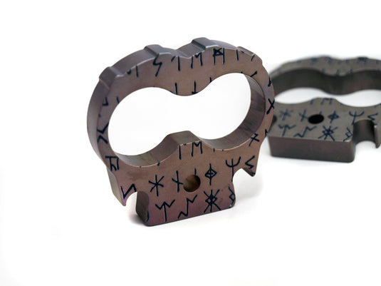 Titanium knucks keychain, titanium multitool, bottle opener, hexagon for bits, multi tool, edc tool, edc aluminum, tactical keychain, knuck