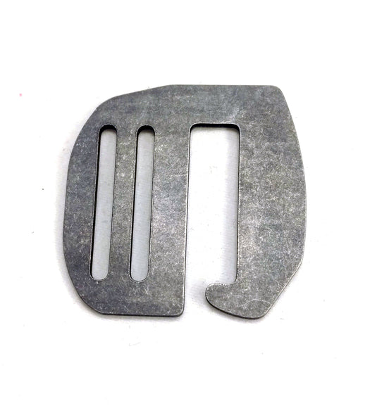 Titanium G Hook buckle 25mm, G shape Release Belt Buckle Tri Bar Buckles G Hook Adjuster Slider Fastener Bag Hardware Replacement Belt Hooks