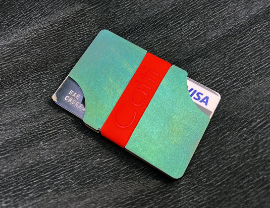 Anodized Titanium Minimalist Wallet Cardholder, For Men And Women, RFID Blocking, Gift Box, Slim Design For 1-10 Cards And Cash