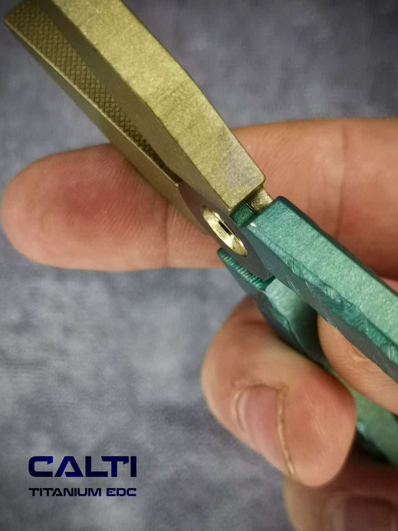 Load image into Gallery viewer, Titanium EDC Pliers from Calti for Jewelry Making, Wirework, Fishing and gift, rust proof and acid resistant EDC Pliers
